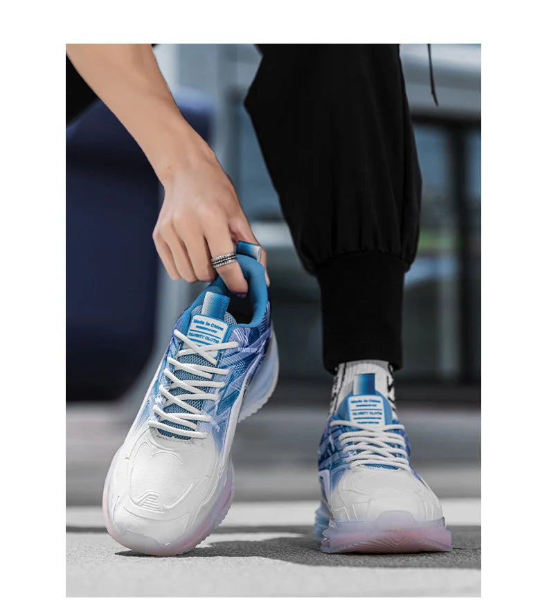 Men's Fashionable Basketball Shoes Air Cushioning Comfortable Non-Slip Breathable Shock-Absorbing Men's Outdoor Activities