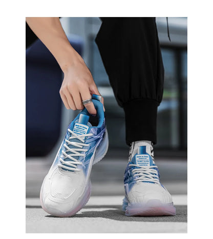 Men's Fashionable Basketball Shoes Air Cushioning Comfortable Non-Slip Breathable Shock-Absorbing Men's Outdoor Activities