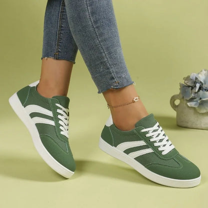 Löparsneakers för dam – lätta träningsskor med snörning, sommar