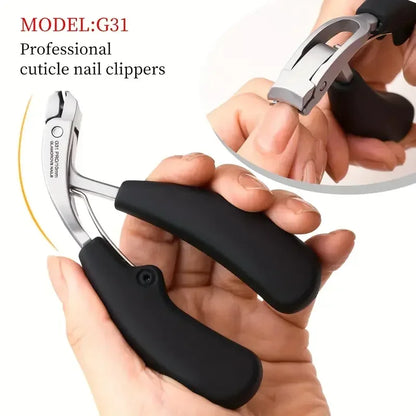 Heavy-Duty Nail Clippers Prevent Splashing Wide Fingernail Clipper Thick Hard Toenail Cutter Arc Blade Manicure Scissor Tools