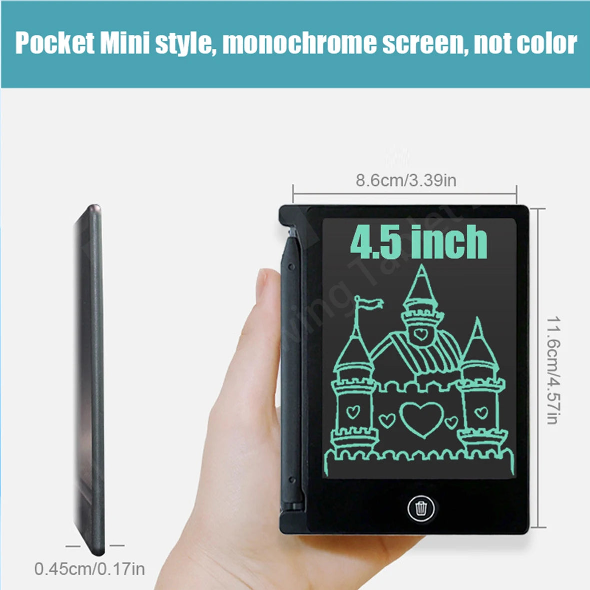 16/12/10/8.5/8.2/6.5/4.5inch LCD graphic tablet,color drawing tablet,3 4 5 6 7 8years kids birthday gifts/Christmas/travel toys