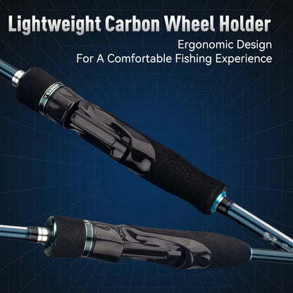 LEYDUN SHARKRY  Boat Tip Run Rod Pattern Squid Fishing Rod ML Solid Tip Ultra Light Carbon Reel seat FUJI Guide Spinning Rods