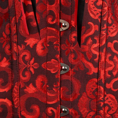 VISIVANE korsettopp dam med snörning – gothic och steampunk, S–6XL