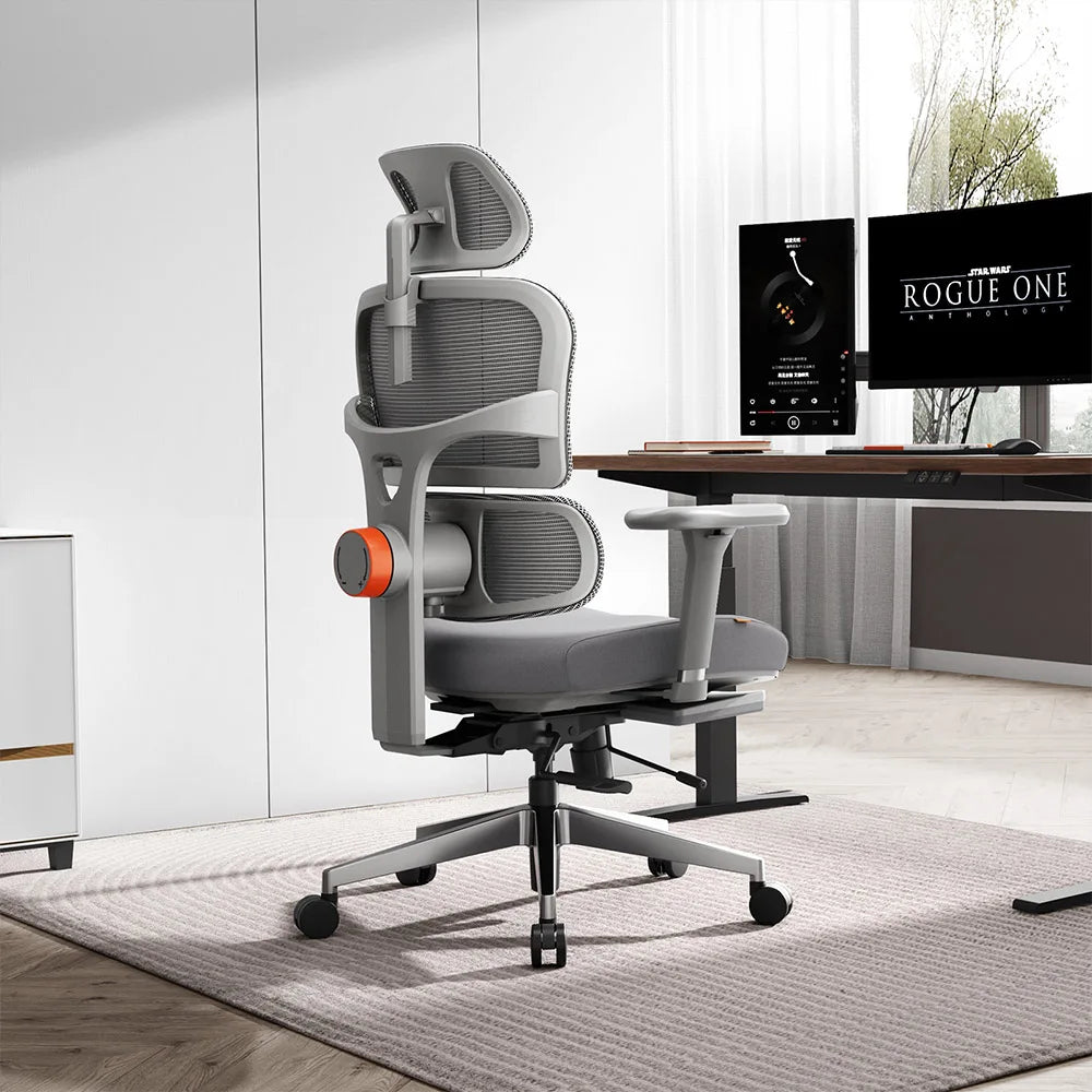 NEWTRAL NT002 Ergonomic Chair with Desktop,Adaptive Lower Back ,Footrest 4 Recline Angle Adjustable Backrest Armrest Headrest