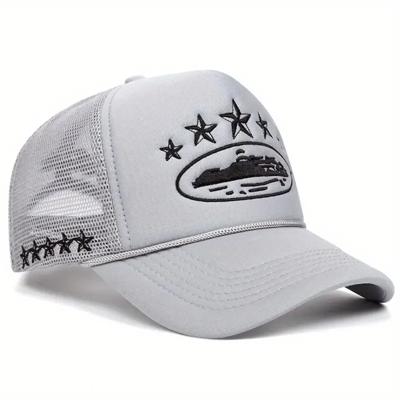 New Unisex Print Baseball Hats New Unisex Hip Hop Breathable Personal Sunshade Mesh Versatile Street Fashion Trucker Caps