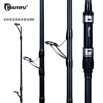 BIUTIFU BIGFISH Carp Surfcasting Rock Fishing Rod 3.0/3.6/3.9/4.2/4.5m T800Carbon 3.5lb Shore Casting 40-200g Spinning Hard Pole