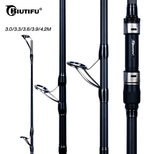 BIUTIFU BIGFISH Carp Surfcasting Rock Fishing Rod 3.0/3.6/3.9/4.2/4.5m T800Carbon 3.5lb Shore Casting 40-200g Spinning Hard Pole