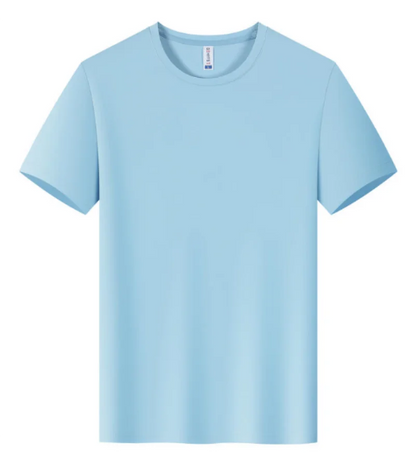 Herr Sport T-Shirt 2026 – Quick Dry Logotryck Brodyr Kortärm O-ringad Andningsbar 8 Färger S–4XL