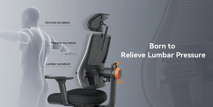 NEWTRAL Ergonomic Office Chair with Desktop,Adaptive Lower Back Support Gamer Chair,Adjustable Headrest Seat Depth Office Chair