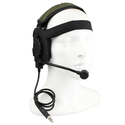 Tactical Communication Headphone Bowman Elite II Headset U94 PTT For Kenwood Baofeng UV-5R Radio Outdoor Hunting Accessories