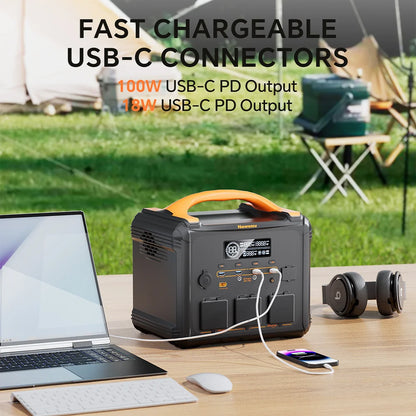 [Shipped From Within Europe]Newsmy S1210 Portable Power Station 1102.5Wh Capacity LiFePO4 Battery with 2500+ Cycles 2000W Rated Power 12 Output Ports Smart HD LCD Display LED Lighting
