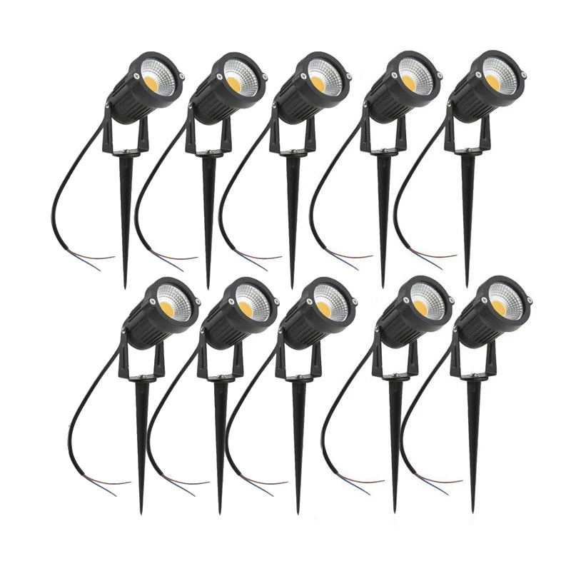 LED Spjutlampa Trädgård & Gång – IP65, 5W/10W/15W, Varmvit/Kallvit/RGB, AC85–265V & DC12–24V