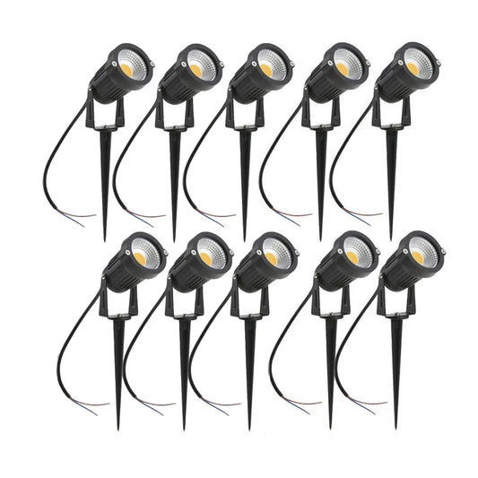 LED Spjutlampa Trädgård & Gång – IP65, 5W/10W/15W, Varmvit/Kallvit/RGB, AC85–265V & DC12–24V