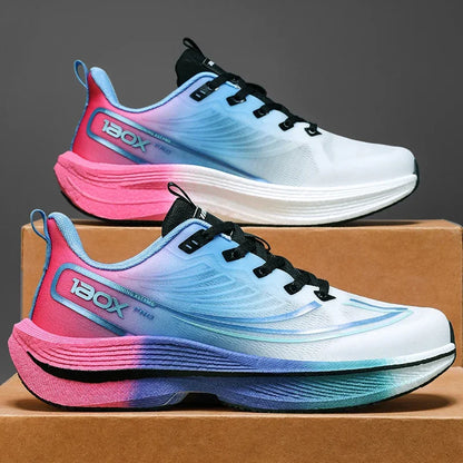 Herr sneakers med kolfiberplatta & mesh – Lätta, halkfria, löpning & tennis, storlek 39–48, 4 färger