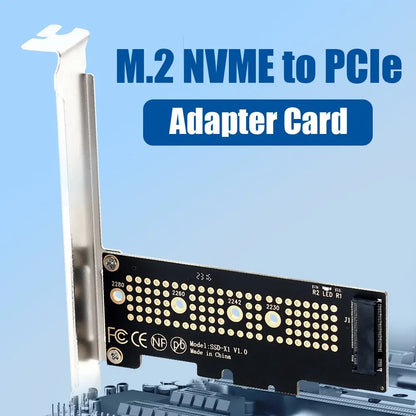 FENVI M.2 NVMe till PCIe x1-adapter med aluminiumkylfläns