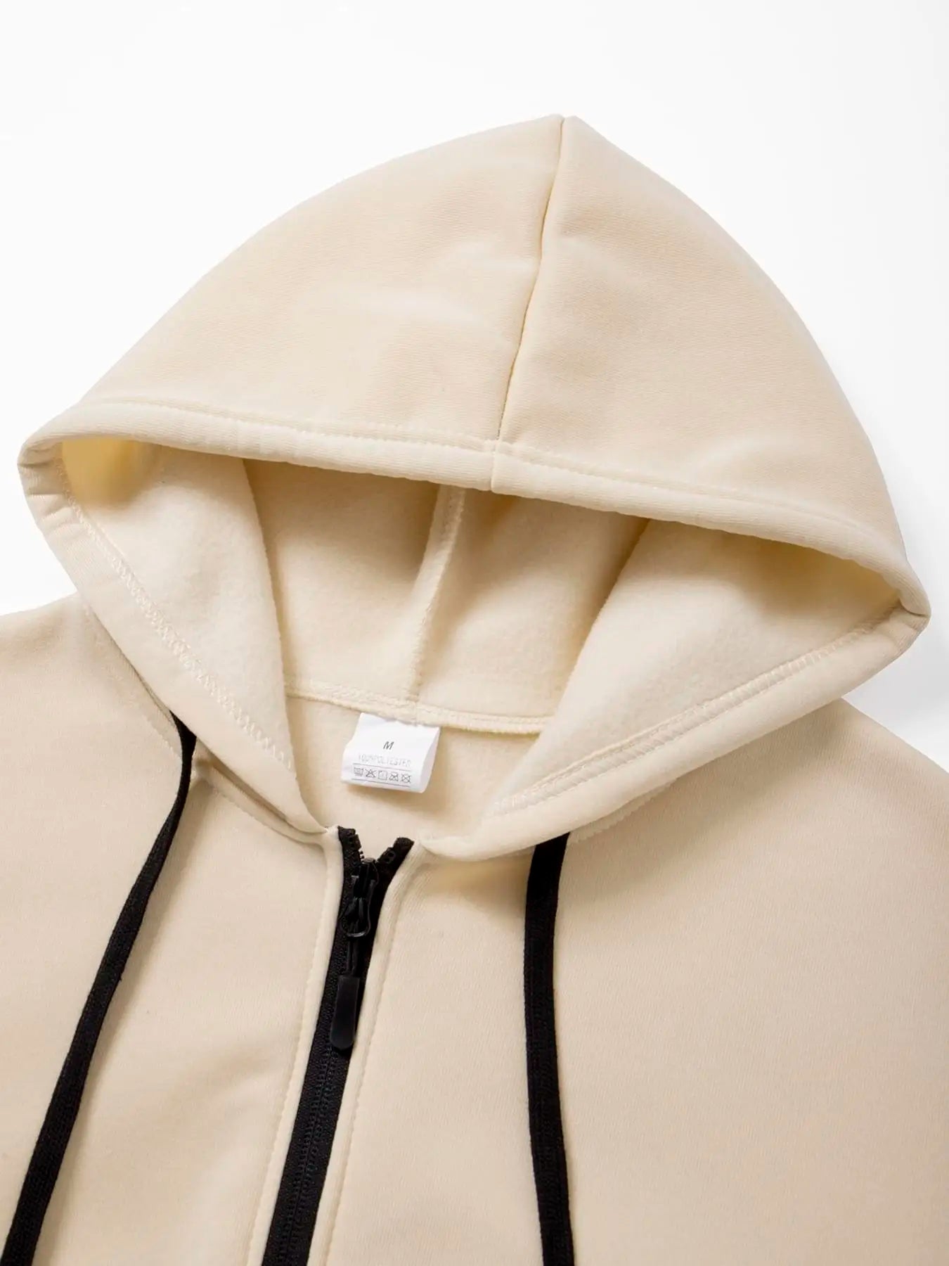 Herr Slim Fit Hoodie med Dragkedja – Långärmad Sweatshirtjacka, 5 Färger
