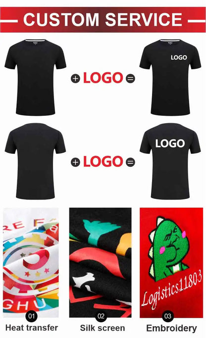 Herr Sport T-Shirt 2026 – Anpassningsbar Logotryck Brodyr Elastisk Quick Dry 9 Färger Asian S–4XL