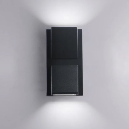LED Vägglampa Upp & Ner Ljus – Vattentålig, Inne & Ute, AC 85–265V, 8 Stilar