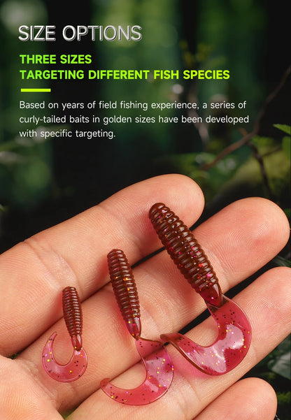 Supercontinent New Soft Bait Angry Spin 25mm 35mm 45mm Fishing Lures Plastic Silicone Worm Moggot Grub Lure Sinking Lures