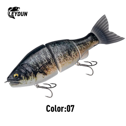 LEYDUN JOINTED CLAW SATCHET 184mm 2.5OZ Fishing Lures Joint Body Glide Swimbaits Floating Powerful S-Shaped Big Hard Baits Bass