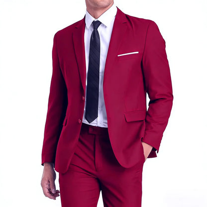 Men Suits Sets High Quality For Wedding Elegant 2 Pieces Jackets Pants Stretch Blazers Tailored Formal Full 2025 Costume