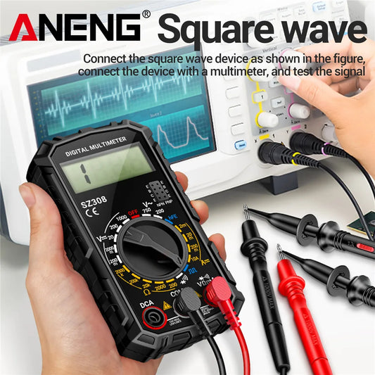 ANENG Digital Multimeter SZ308/SZ309 – AC/DC Spänning, Ström, Resistans, LCD-display