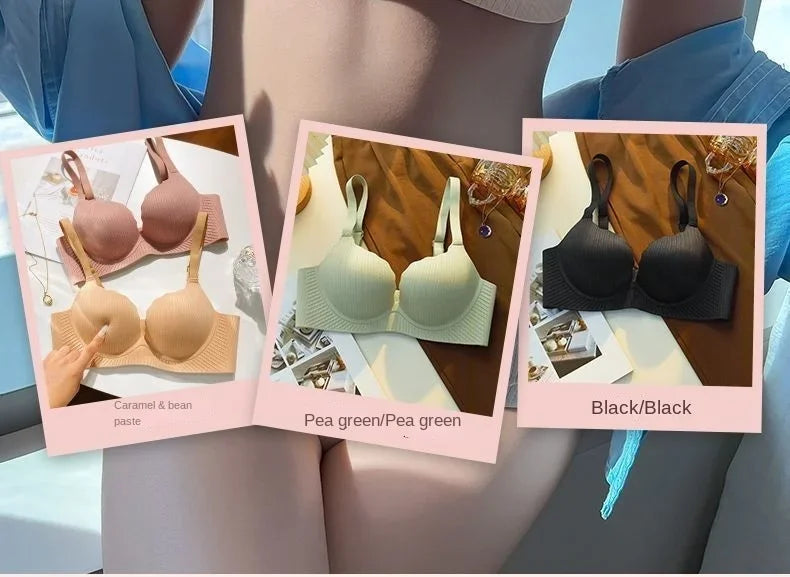 2026 New Push Up Bra for Small Chest  Ultra Thick 6CM Padded No Steel Ring Comfortable & Sexy Lift Lingerie for Flat Chest Women
