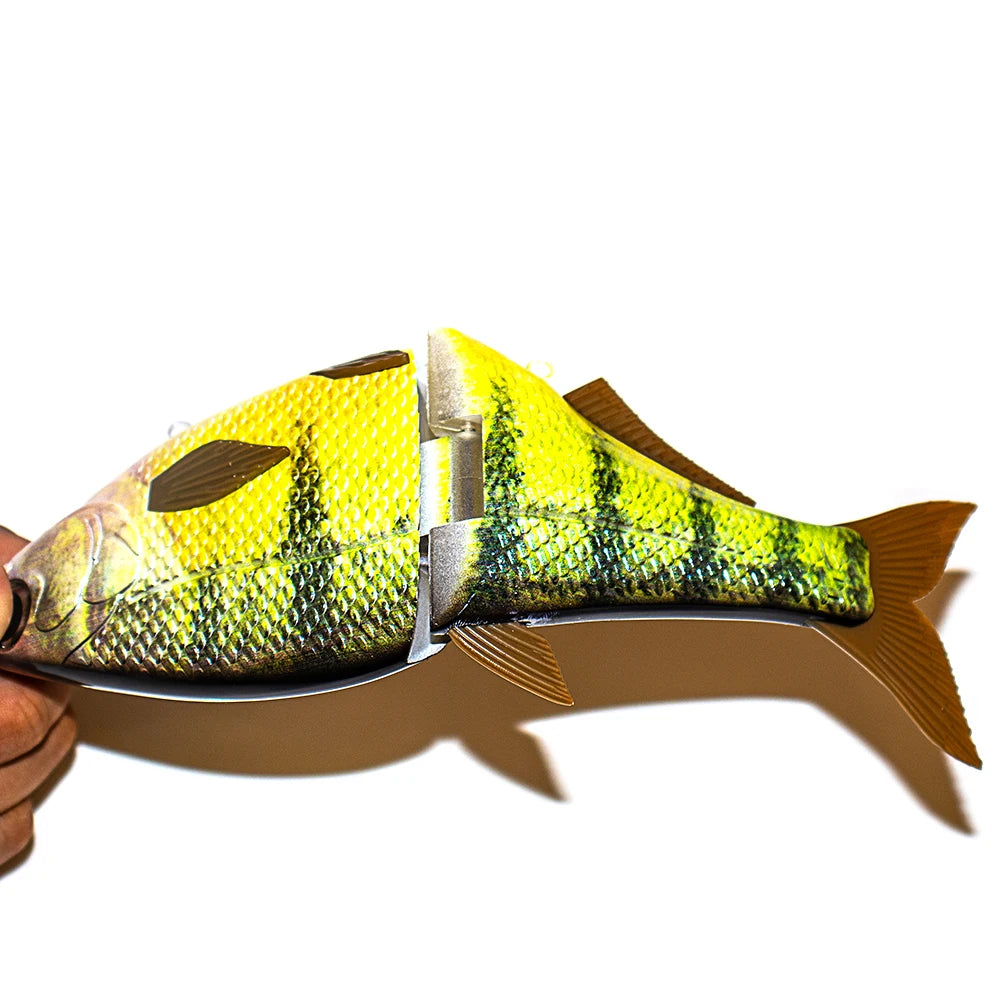 PyroCatus Big Game Glide Shad Baits 23cm/140g Sinking Hard Body Baits Soft Tail Fishing Lures Jointed Swimbait Tackle