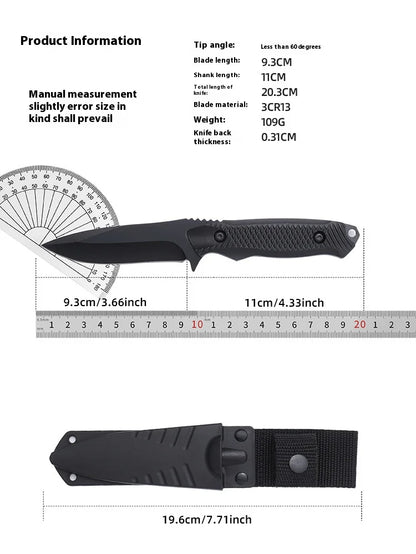 Outdoor Personal Defense Sharp Diving Utility High Hardness Integrated Dragon Bone Design Survival Tool