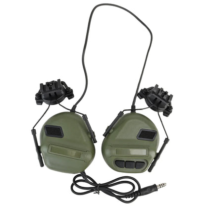 Tactical Helmet Headset Non-picking Noise-Cancelling Headset For Gen5 Helmet Headset Baofeng Radio PTT Adapter Mobile Earphone