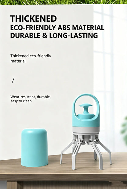 Portable Dog Pooper Scooper Waste Pick-up Outdoor Cleaner Builtin Garbage Bag Handheld Poop Grabber No Touch Design for Pet Use