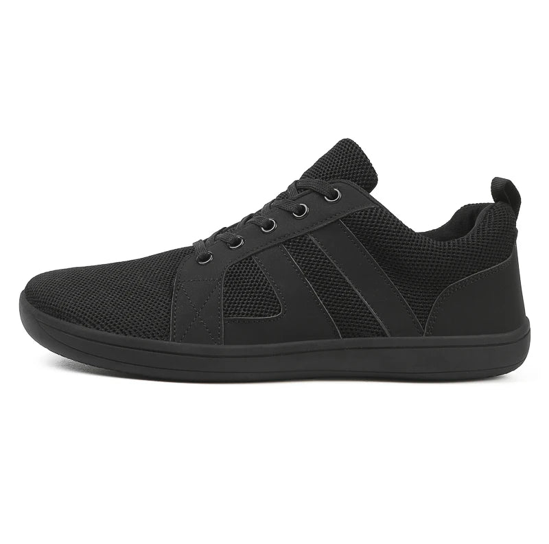 Men Barefoot Walking Wide Toe Box Zero Drop Minimalist Sneakers Non Slip Comfortable Walking Shoes Breathable Running Shoes