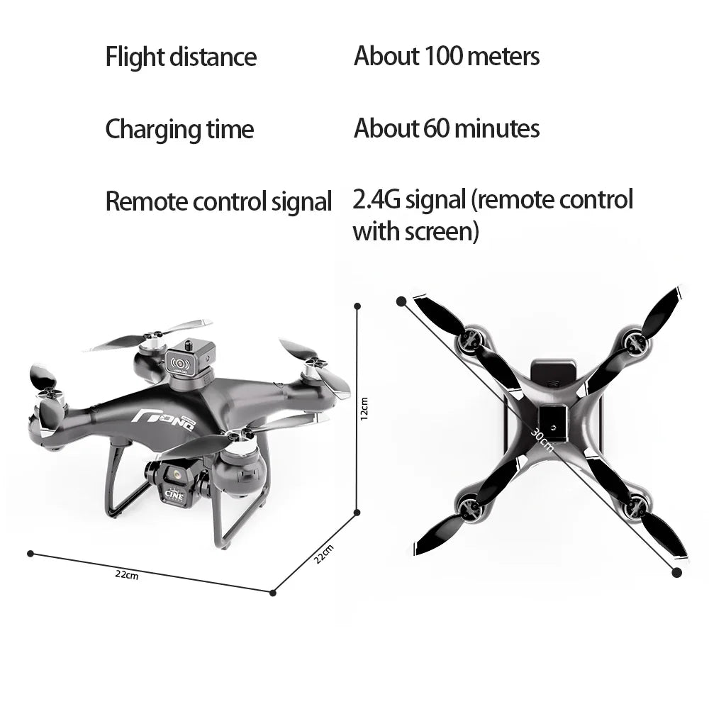 ZFR E55 Drone Mini Dual Camera 8K Aerial HD Profesional Helicopter GPS Positioning Avoidance Bushless Motor Drone UAV
