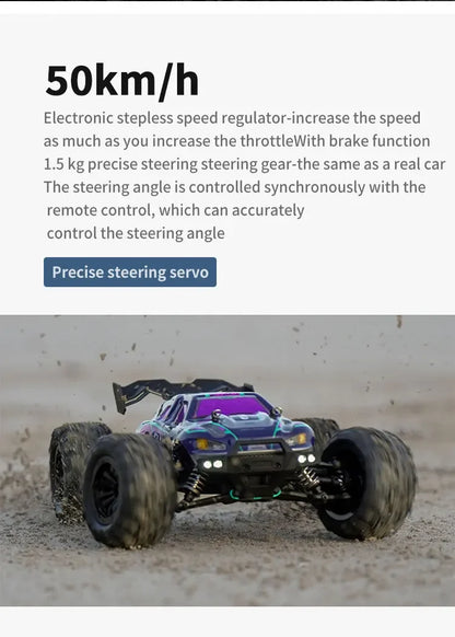MJX VS RC Car SCY 16101 16102 PRO 4WD 70Km/h 1/16 High Speed Drift Monster Off-road Remote Control Vehicle Electric Crawler