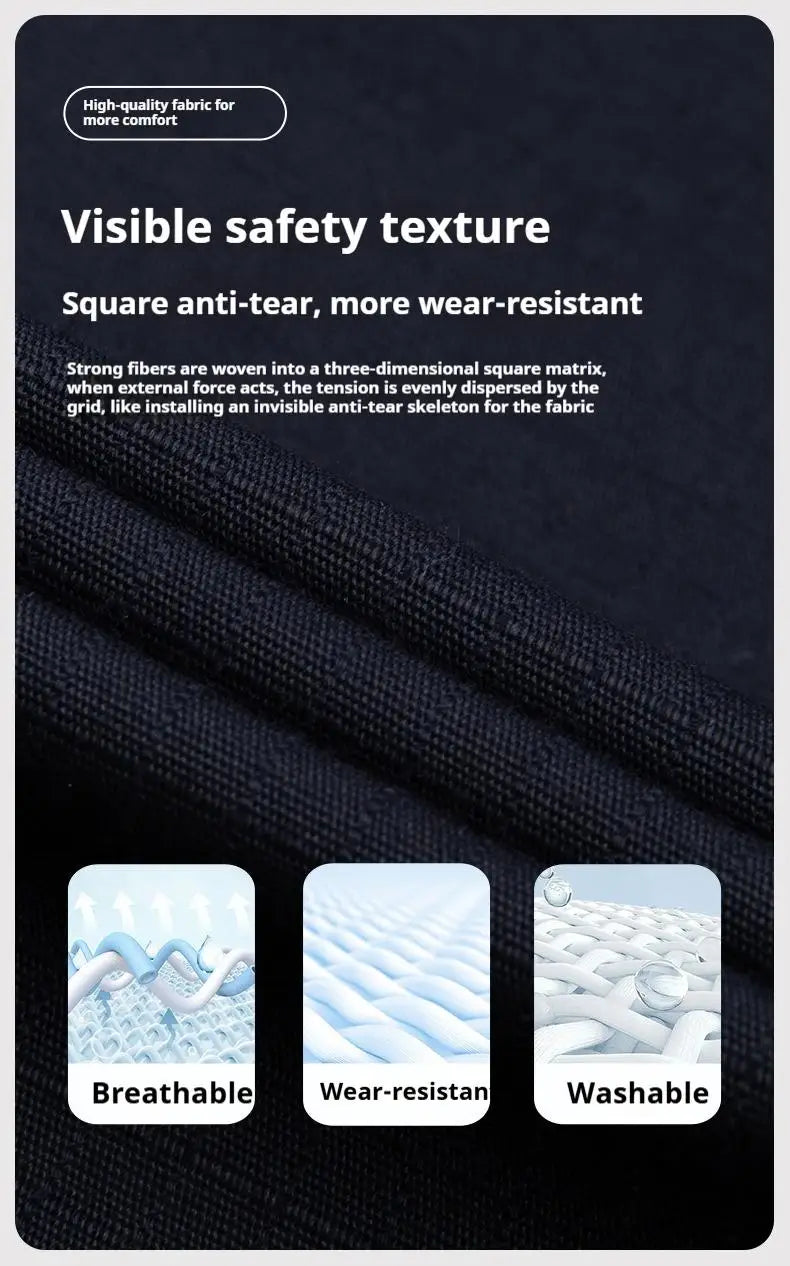 Spring Autumn Multi Pocket Men's Work Pants Wear Resistant Workshop Factory Construction Workers Clothes Reflective Strip Pants