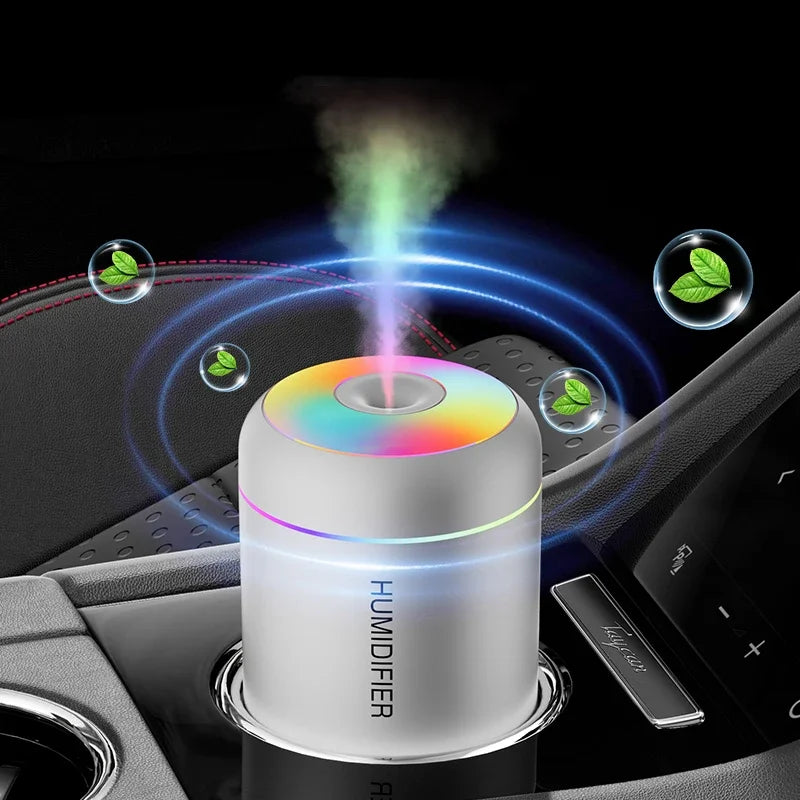 Mini luftfuktare USB elektrisk 180 ml aromadiffusor för hem och bil