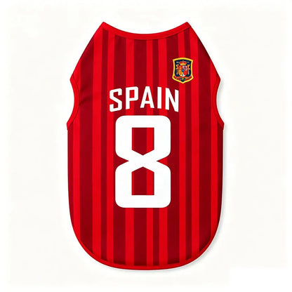 Sport Team Dog Jersey Number Print Dogs Vests Sport Style Breathable Mesh Puppy Sleeveless Shirt Small Medium Larg Pets Clothes