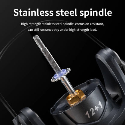 ROOBLINOS ME Spinningrulle – Jämn & Smidig Metallrulle Hav & Sötvatten, Storlek 2000–7000