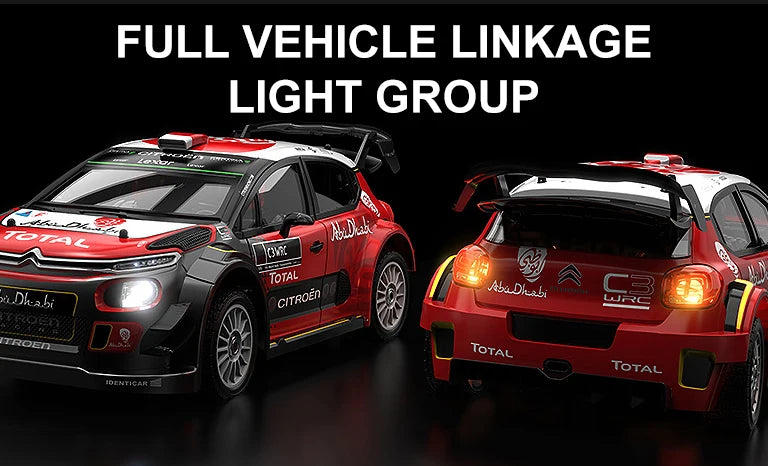 Hyper Go MJX 7303 1/7 RC Car 4WD 60KM/H Brushless High-Speed Off-Road Racing C3 Simulation Citroen Drift Car Climbing Car