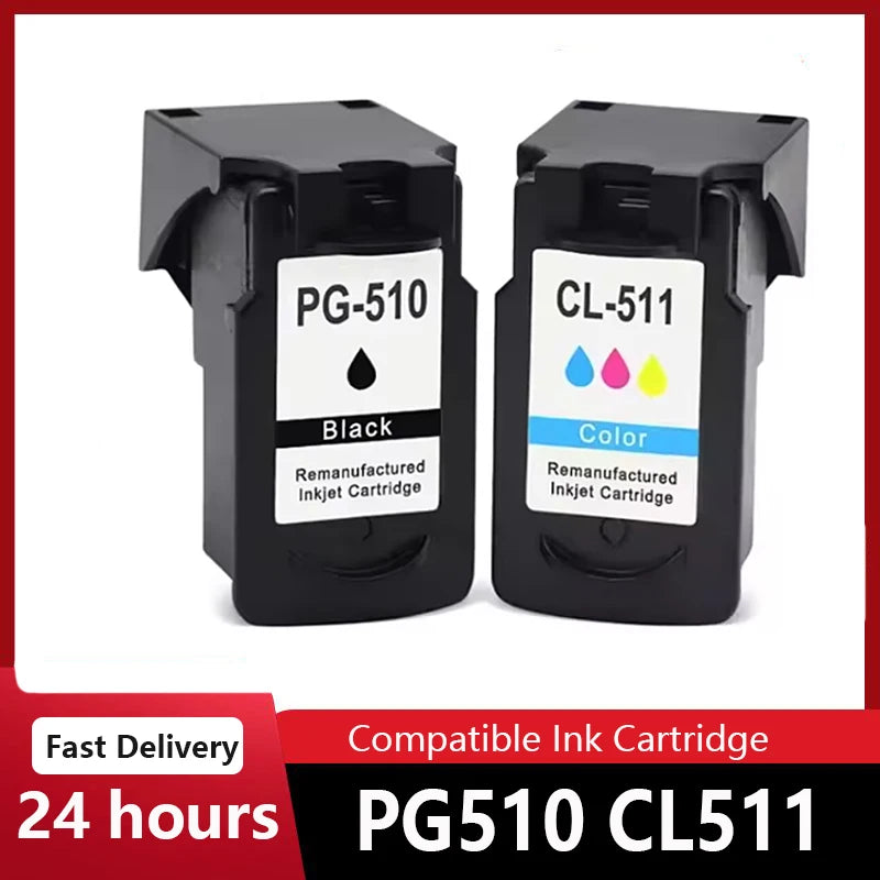 PG510 CL511 Kompatibel Bläckpatron för Canon PIXMA-skrivare