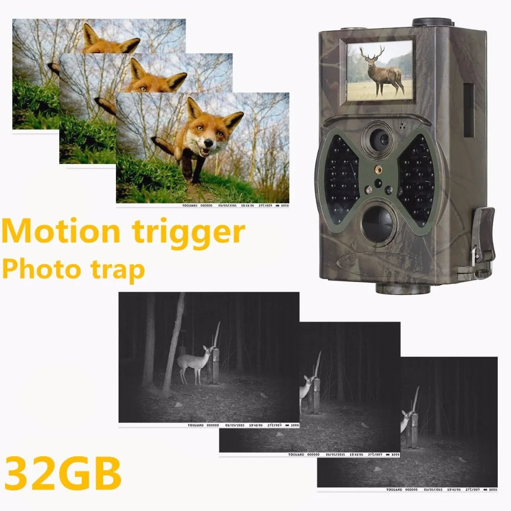 2G GSM MMS SMTP Hunting Trail Camera Cellular Mobile 16MP 1080P Photo Traps Wild Camera HC300M Wireless Wildlife Surveillance