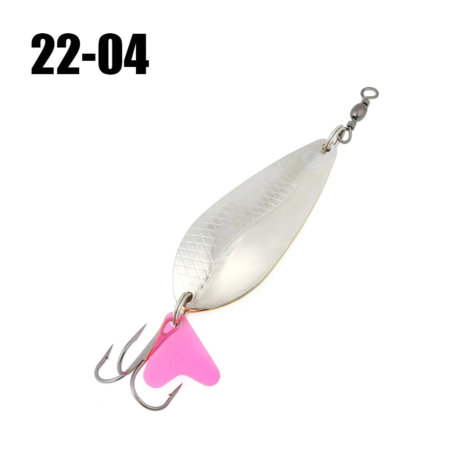 W.P.E Fishing Lure JIG Double Artificial Bait 8 Grams With Connector Three-anchor hook Metal sequins For fishing