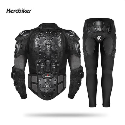 HEROBIKER Motorcycle Jacket Men Body Armor Motorcycle Armor Moto Motocross Racing Jacket Riding Motorbike Moto Protection  S-5XL