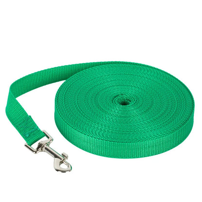 Universal Long Distance Dog Training Leash Firm Nylon Traction Lanyard Anti Bite Comfort Grip Walking Rope Pet Outdoor Accessory