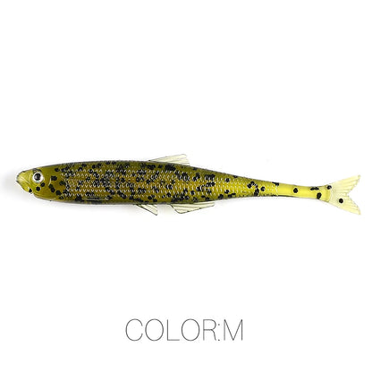 NEW Supercontinent leanness ShadTeez 60mm/80mm Perch Bass Artificia Pike Zander Predator Fishing 3d eyes Soft lure Fishing lures