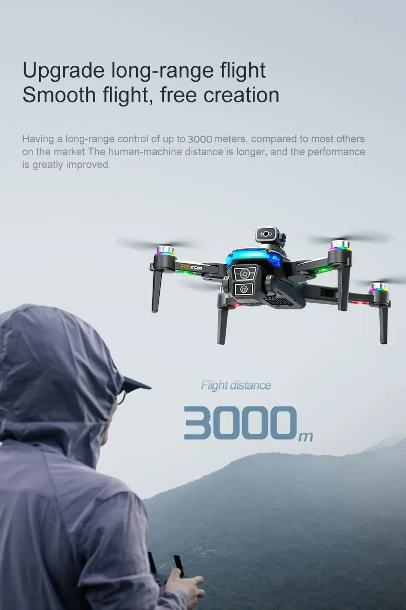 RG706 MAX GPS Drone 8K Professional Dual HD Camera 5G WIFI FPV 360° Obstacle Avoidance Brushless Large Screen Rc Quadcopter Dron