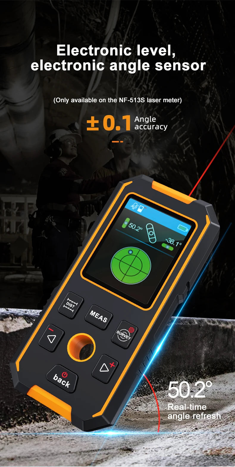 NOYAFA NF-513S Metal Detector Wall Scanner AC Live Cable Wires Metal Wood Stud Find with Positioning Hole Wall Detector