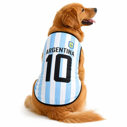 Sport Team Dog Jersey Number Print Dogs Vests Sport Style Breathable Mesh Puppy Sleeveless Shirt Small Medium Larg Pets Clothes