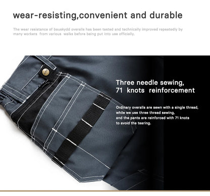 Men's durable multi-pocket work pants cargo work shorts workwear for Men