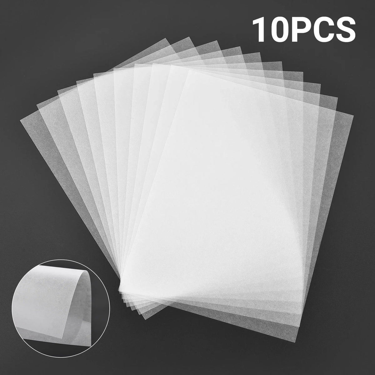 10Pcs Shrink Plastic Sheets DIY Fun Thermal Shrink Film Translucent Shrink Art Film Papers Handmade Supplies Making Party Decor